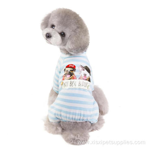 Eco-friendly summer multicolor legged dog clothes
